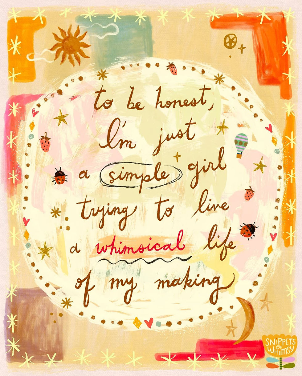 created by @snippetsofwhimsy on Instagram