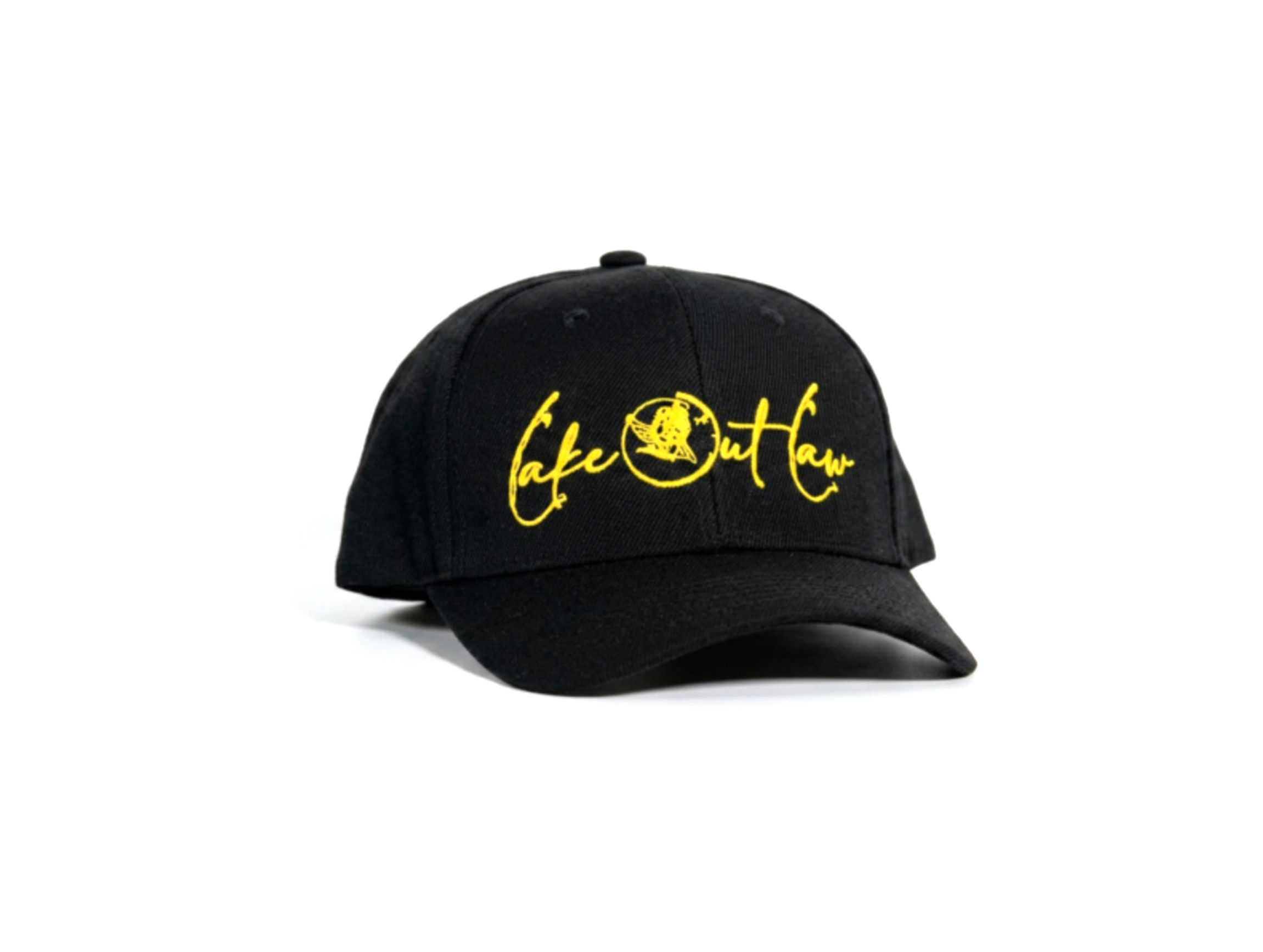 LAKE OUTLAW BASEBALL HAT (BLACK/YELLOW)