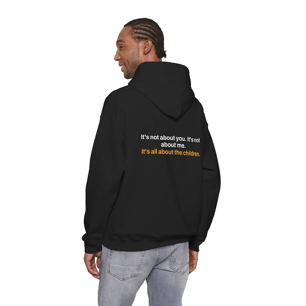 Thumbnail: ChainBreakers Hoodie — "It's all about the children."