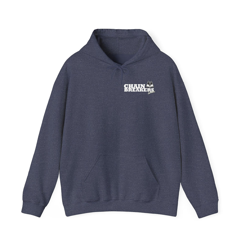 Thumbnail: ChainBreakers Hoodie — "It's all about the children."