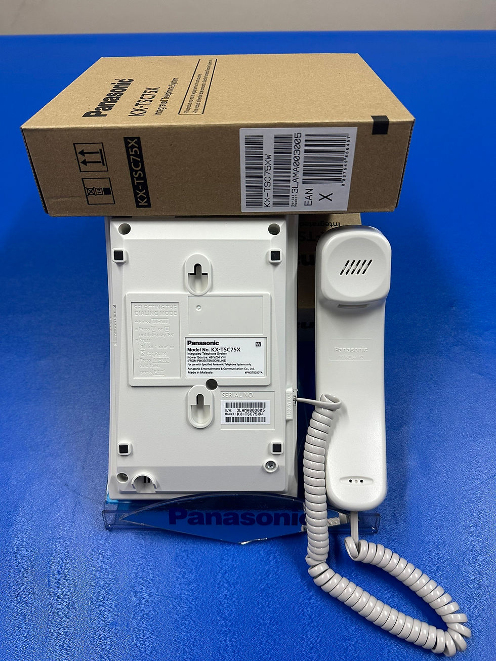 Thumbnail: KX-TSC75X  โทรศัพท์ Panasonic มีจอโชว์เบอร์  Analog Phone,Speaker, (Caller ID)