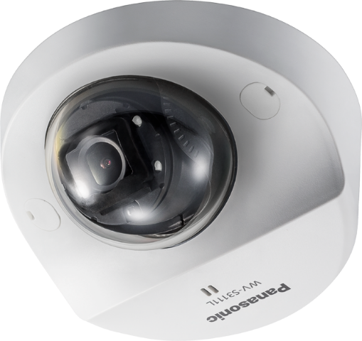 WV-S3111L Panasonic iA H.265 Compact IP Dome,HD,Super Dynamic, IR-LED