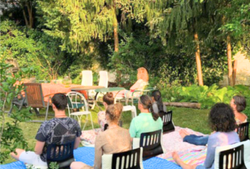 Meditation im Garten