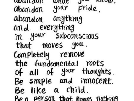 Meditation Quotes: Abandon