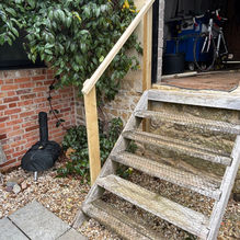 Add handrail to steps