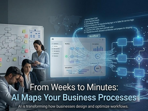 From 3 weeks to 3 minutes: SAP Signavio now turns plain English instructions into professional process maps, powered by AI.