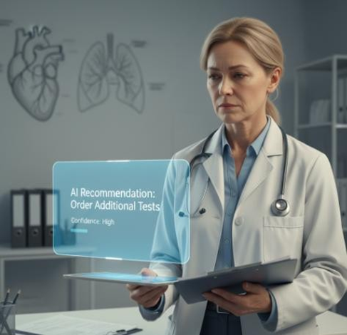 The vanishing room for intuition: A veteran physician weighing High Confidence AI recommendations.
