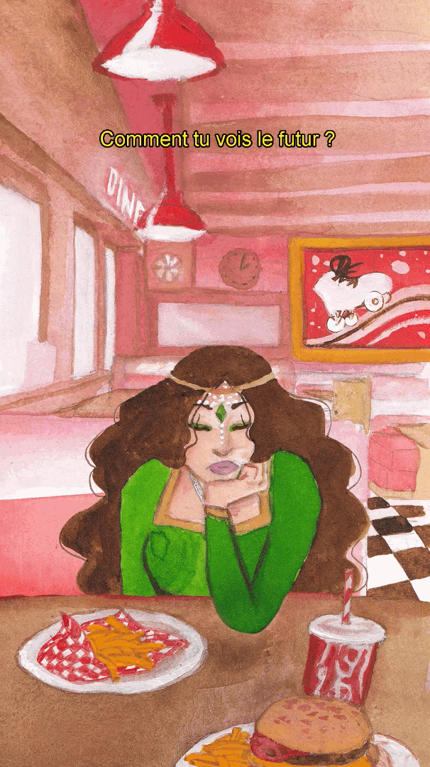 Queen of Snakes at Dinner