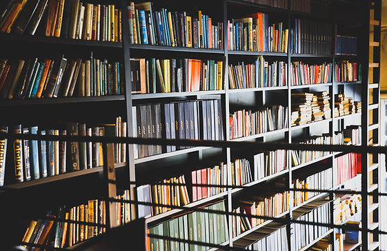 Colorful Bookshelves