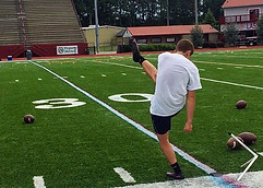 Trinity Kicking answers the question of how to get better follow through in my kicking by perfecting the science of a one step kick drill.