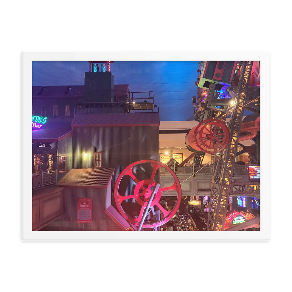 Thumbnail: Framed poster "Spinning Whatchamacallit @ Silver Legacy I Think"