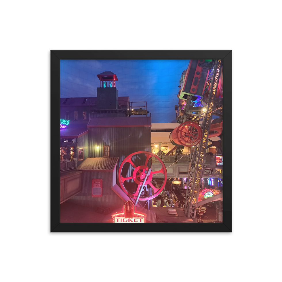 Thumbnail: Framed poster "Spinning Whatchamacallit @ Silver Legacy I Think"