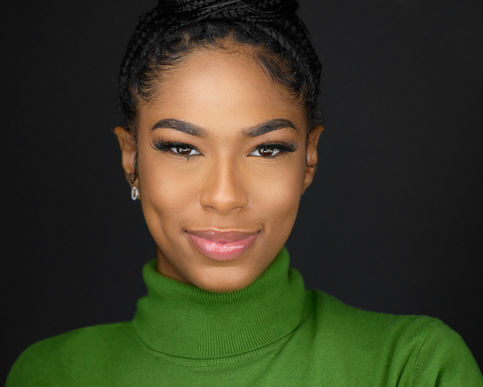 Professional corporate headshot of business professional in Tampa studio