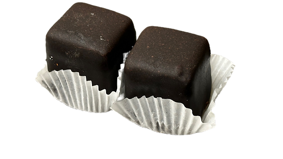 Chocolate iced Petit Fours (#9), 1 dz