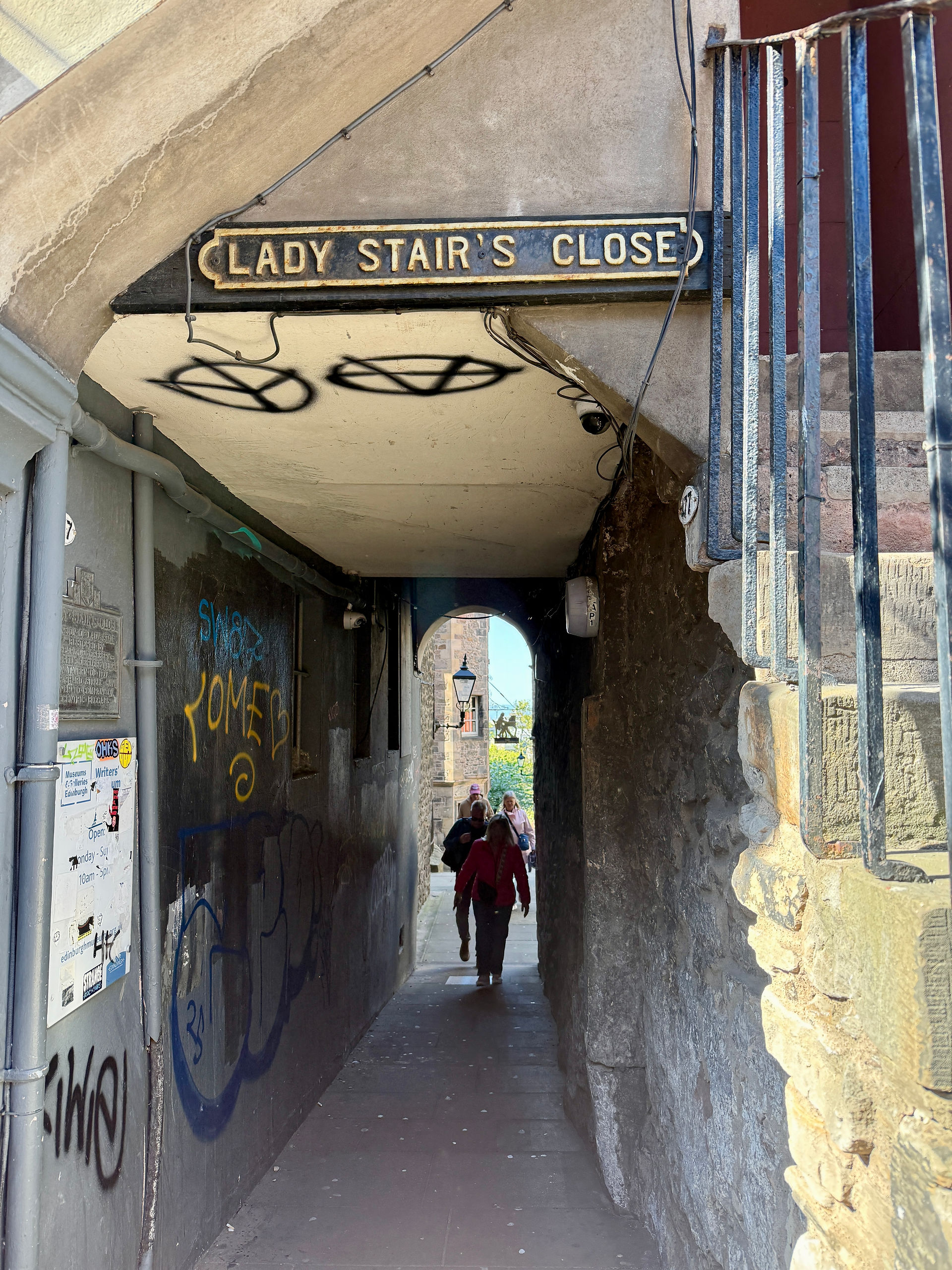 Lady Stair's Close in Edinburgh, Scotland