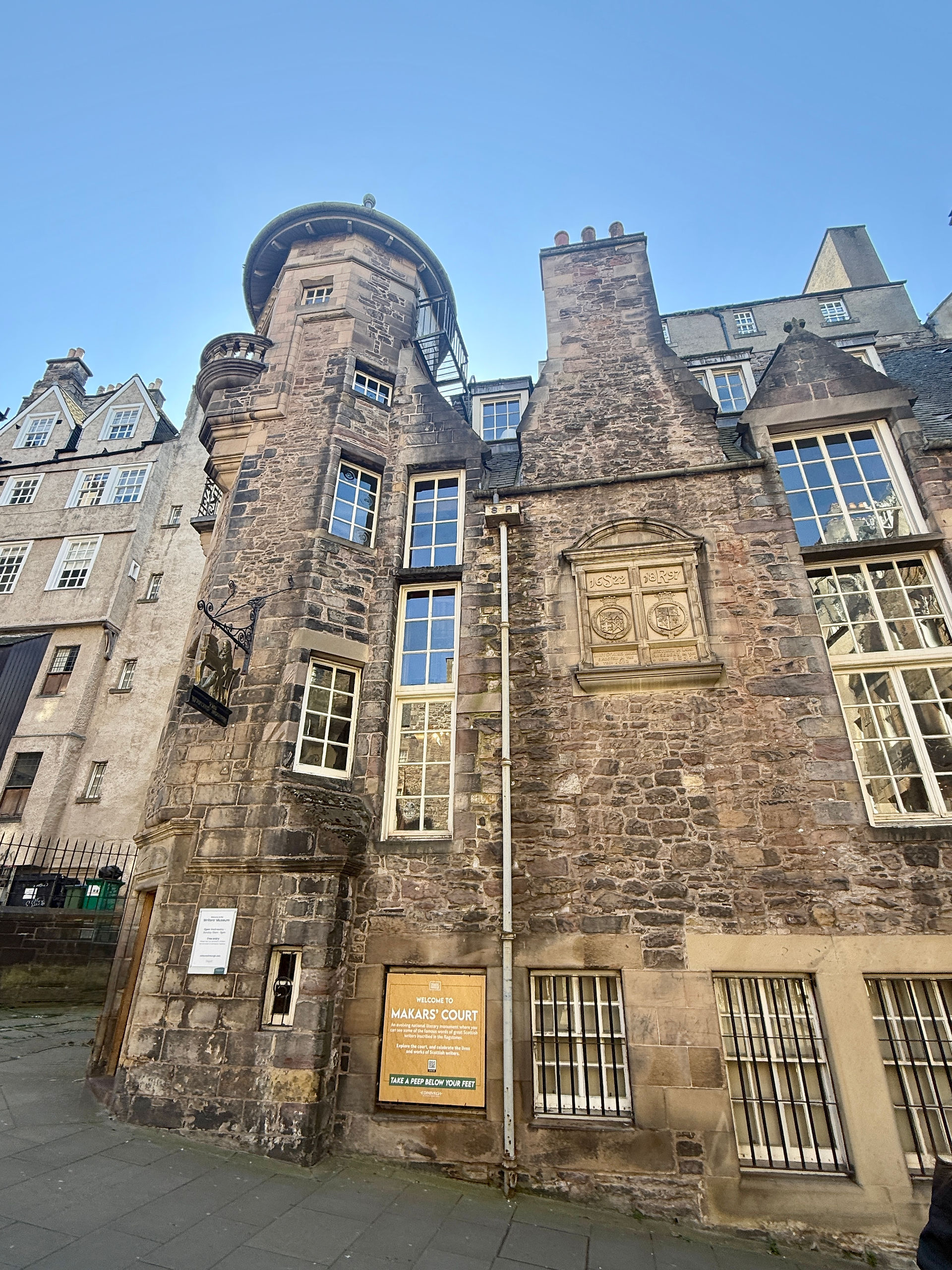 The Writer's Museum in Edinburgh, Scotland
