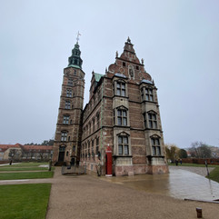 zicht op kasteel en tuinen Rosenborg, Kopenhagen