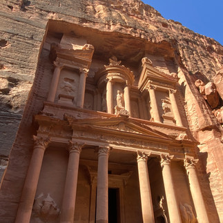 De schatkamer in Petra, Jordanië
