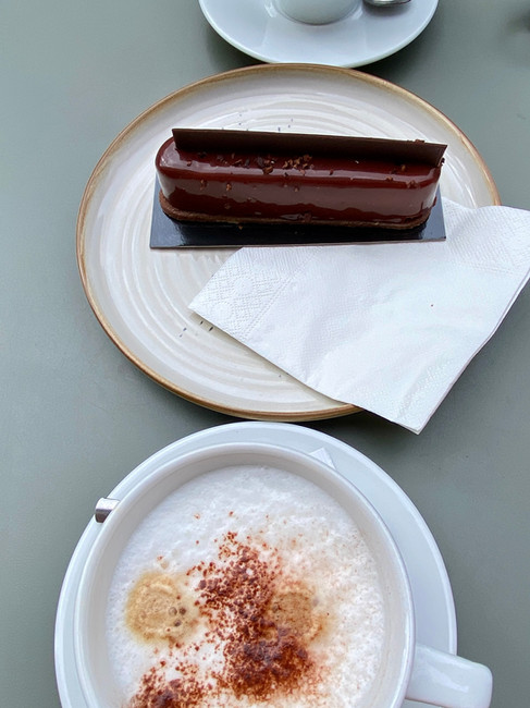 heerlijke patisserie bij Patisserie de Gills in Rouen, Normandie