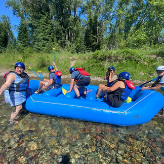 Rafting at Glacier National Park, Montana