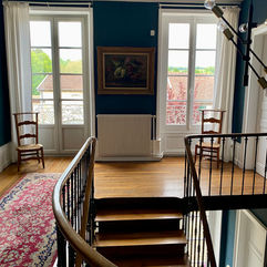 view on top of the stairs in Joie de Vivre, France