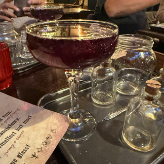Cocktail workshop at the Department of Magic, Edinburgh, Scotland
