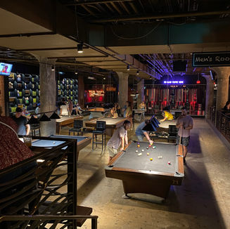 Enjoying the atmosphere at Cheeky Monkey Brewing co, Fenway Park, Boston