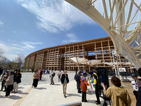 Wooden ring world Expo Osaka 2025