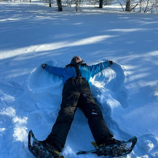 sneeuwschoen wandelen in Inari Fins Lapland