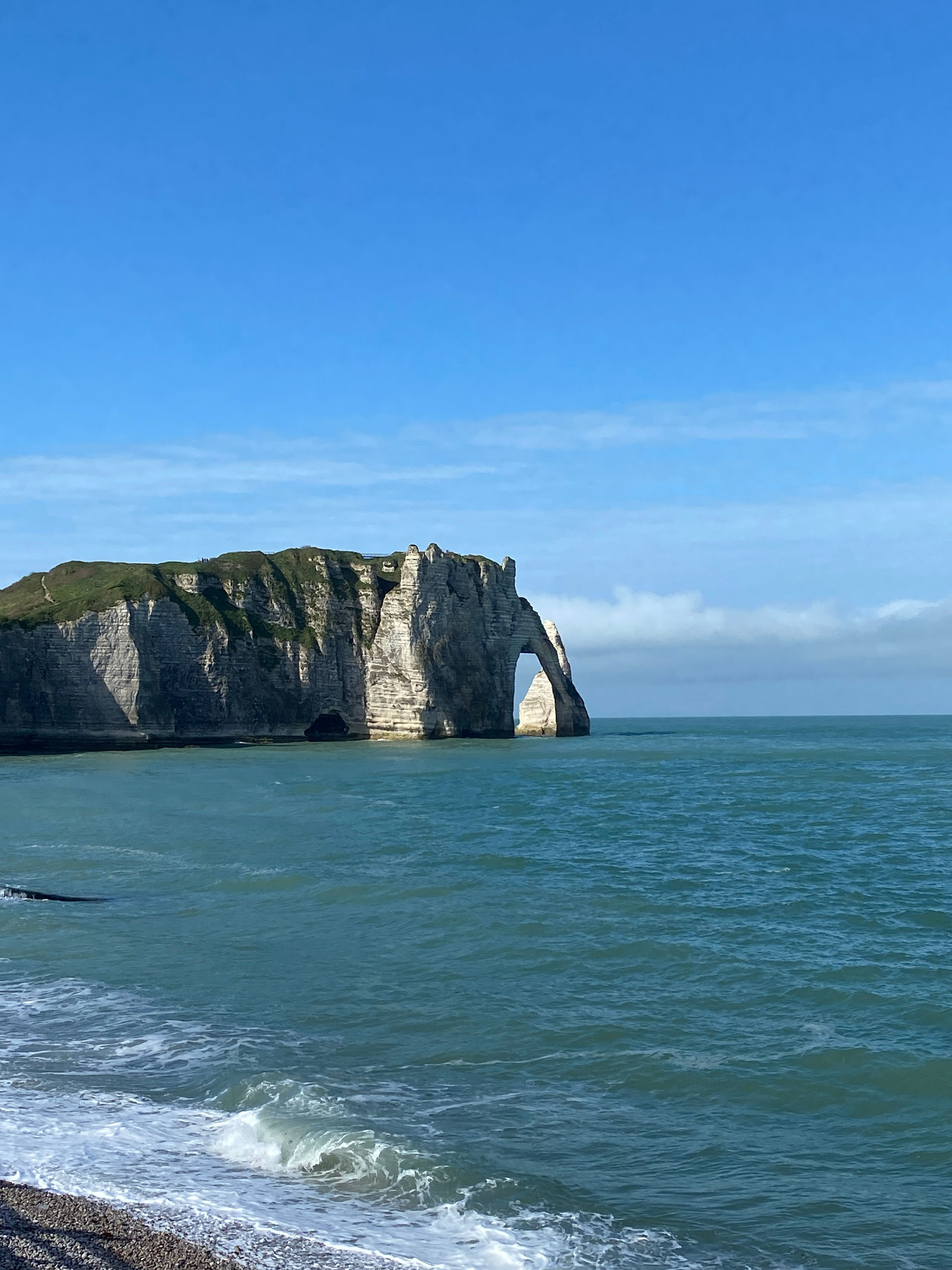 kustlijn en strand van Étretat, Normandië