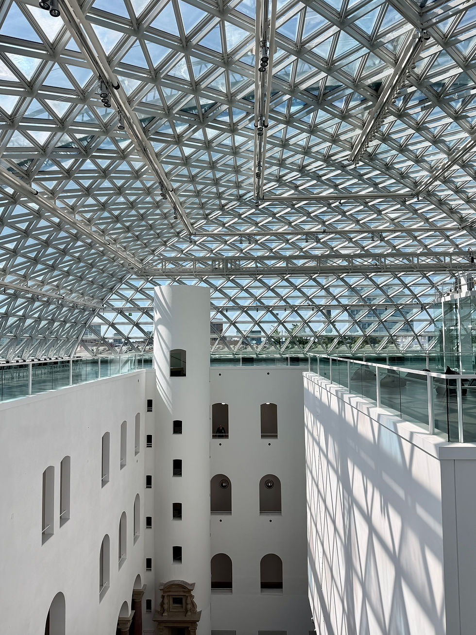 Interior of museum K21 in Düsseldorf, Germany