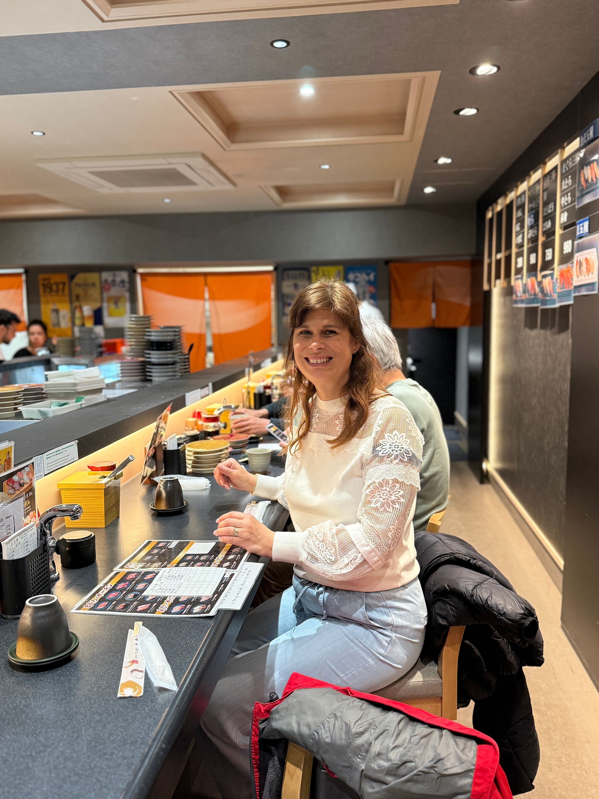 delicious sushi at Omicho market in Kanazawa