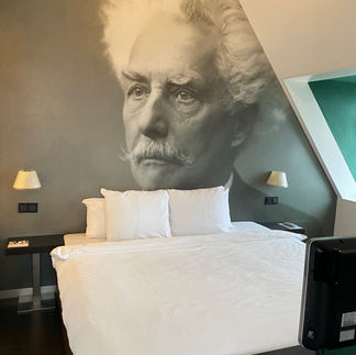 View in one of the rooms at Inntel hotel in Zaandam, the Netherlands