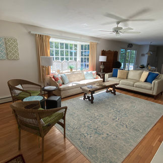 livingroom in villa in typische Cape Cod style, Cape Cod , USA