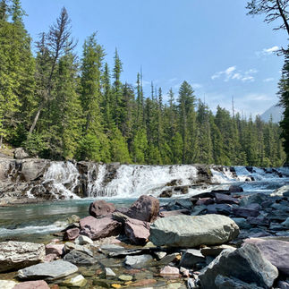 McDonald creek in Glacier National Park, Montana