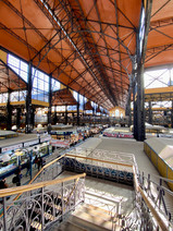 central market foodhall in Budapest
