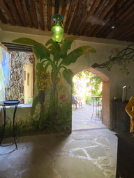 Secret garden in Stone Town, Zanzibar