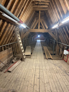 Zolder van de Keyserskerk in Middenbeemster