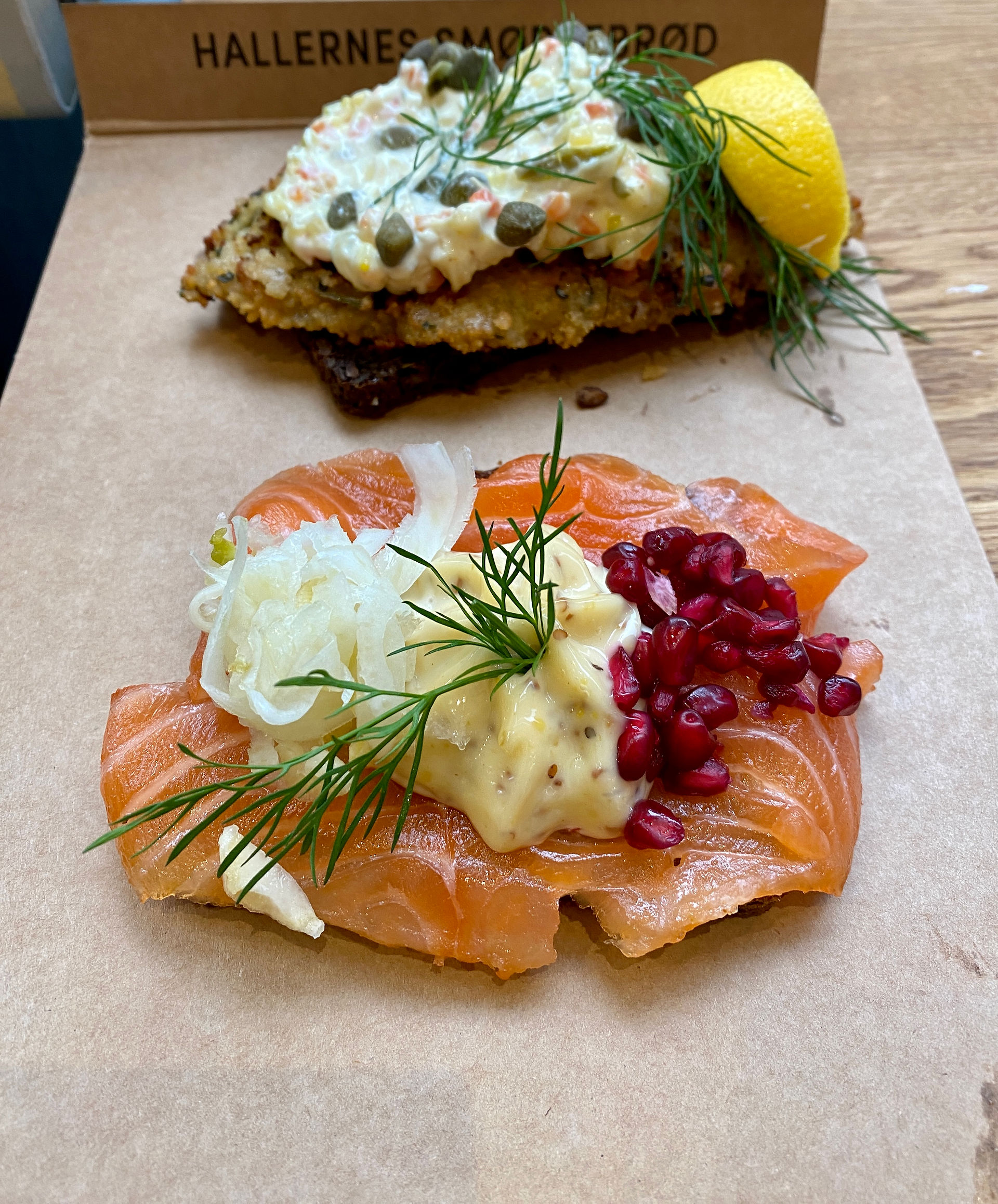 smørrebrød in Torvehallerne, Copenhagen, Denmark