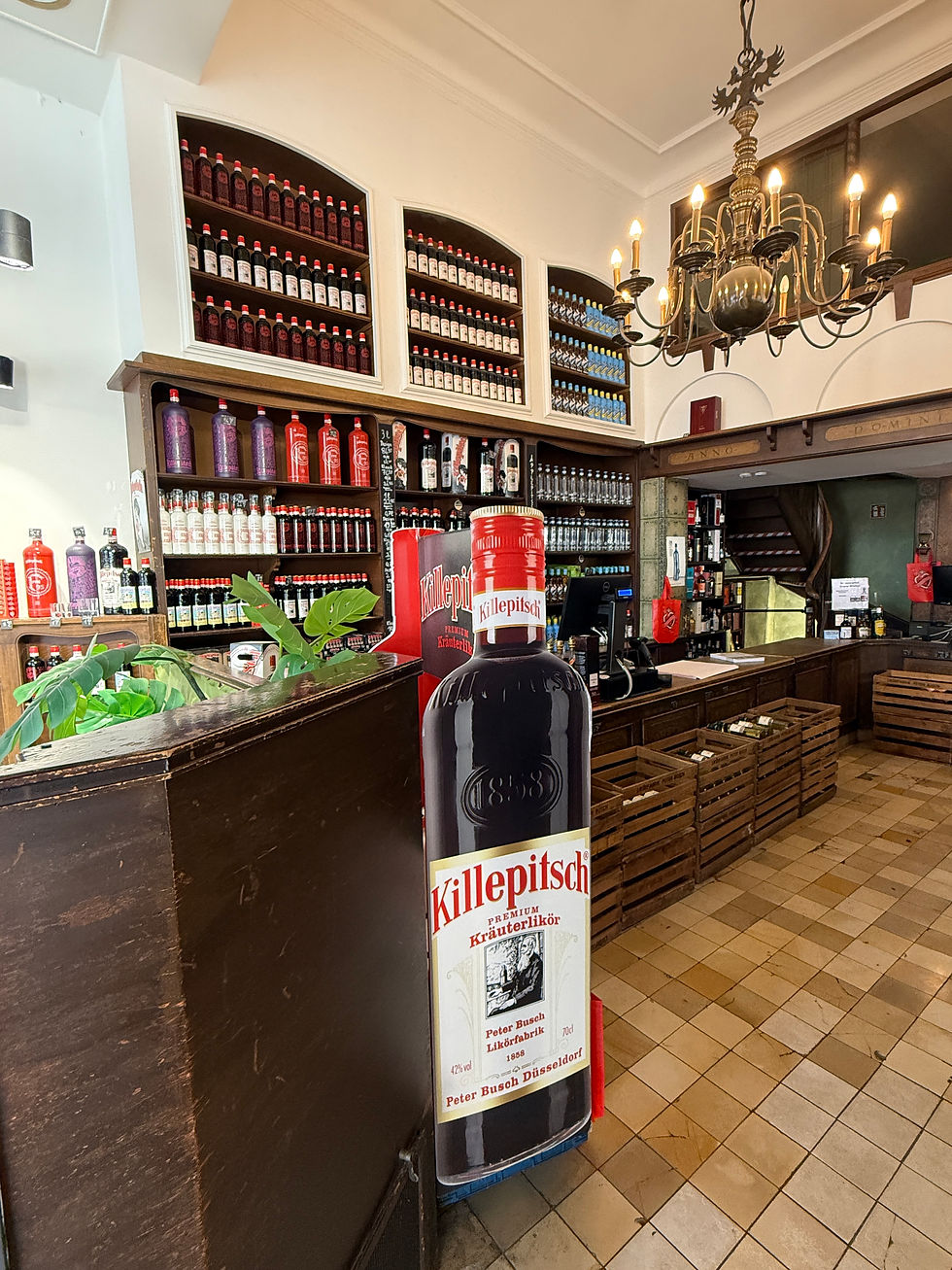 Killepitch liqueur from Düsseldorf, Germany has a fabulous story to tell