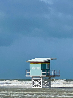 strandhuisjes in Deauville, Normandië