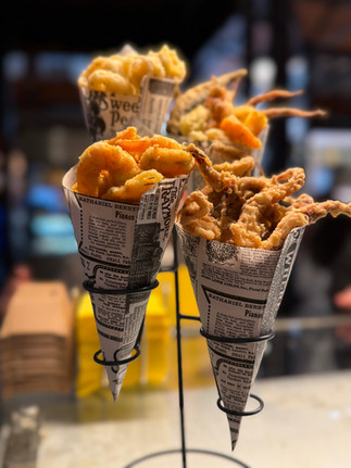 Delicious tapas at the Mercado de San Miguel in Madrid