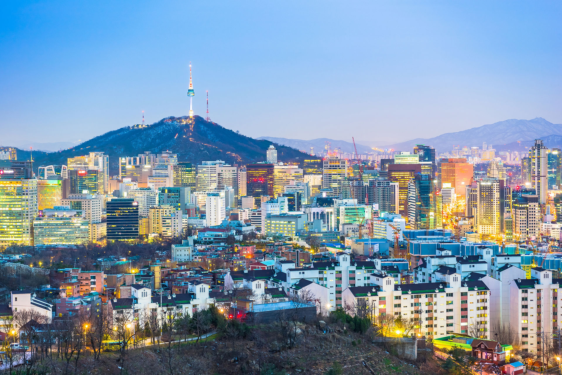 view on Seoul, South Korea