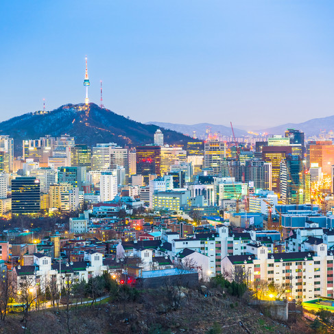 view on Seoul, South Korea