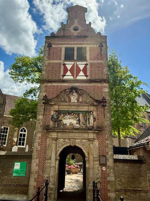 Entrance to Museum Gouda in the Netherlands