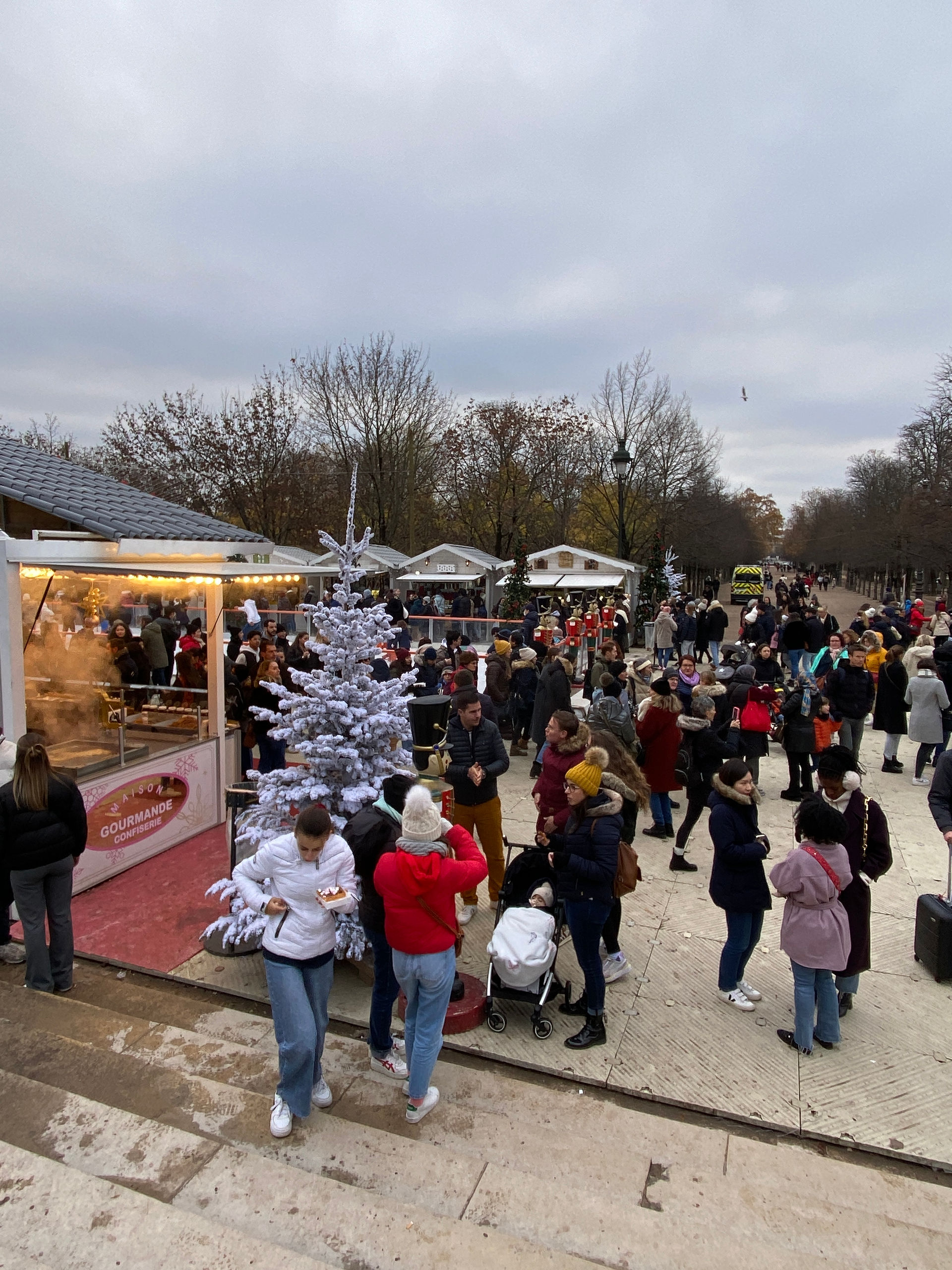 kerstmarkt in Parijs