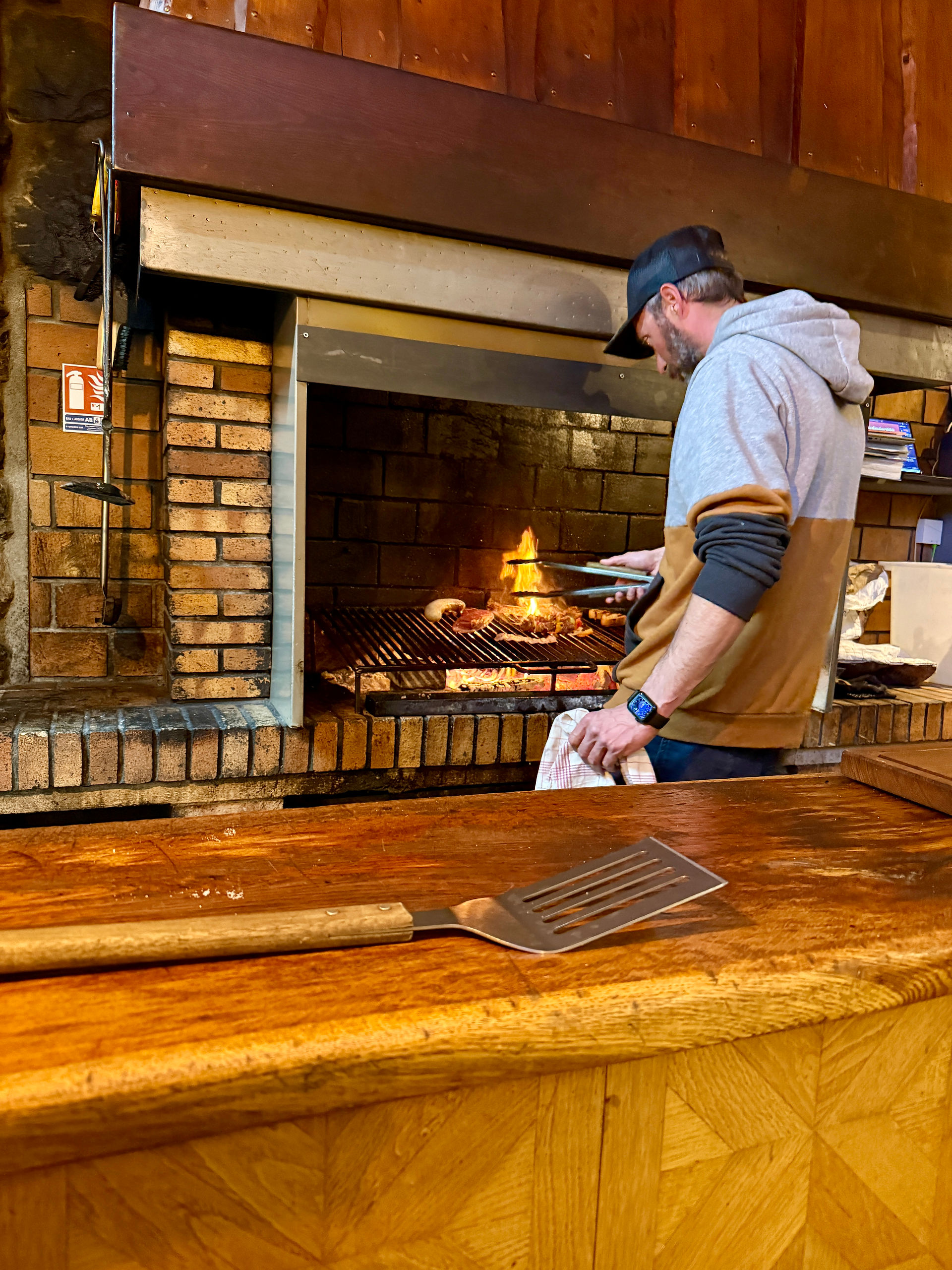 Restaurant La Résidence in Valberg, delicious grilled dishes are served here.