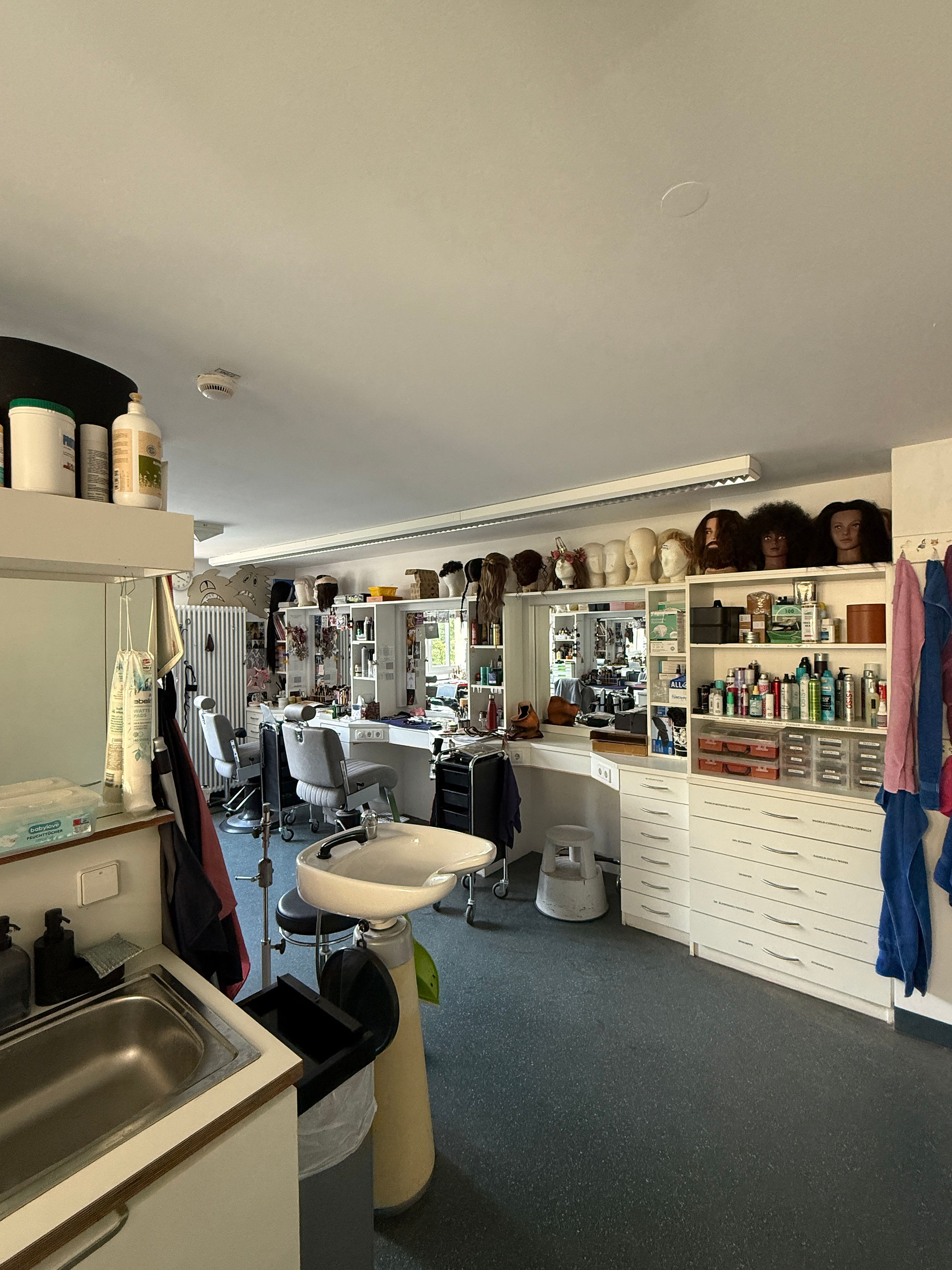 Behind the scenes at the theatre in Baden-Baden, Germany