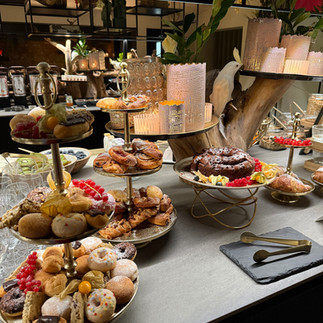 Extensive breakfast buffet at La Butte aux Bois in Lanaken