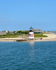 Brant Point Lighthouse on Nantucket Island, USA